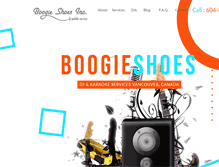 Tablet Screenshot of djboogieshoes.com